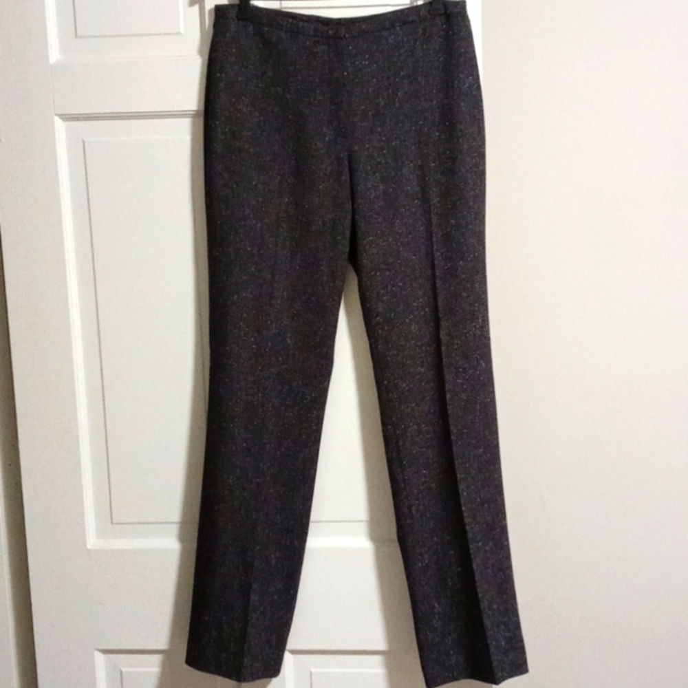 🖤Tahari🖤 - Charcoal Straight Leg Stretch Pant